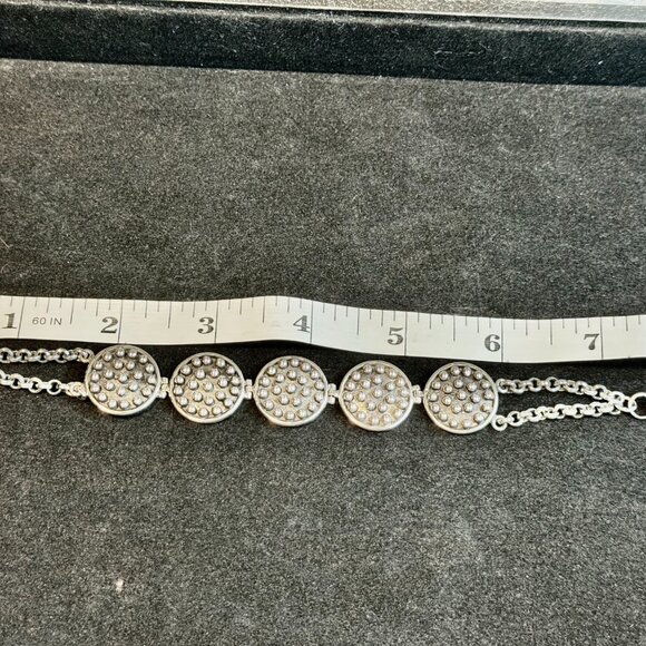 Beautiful Peruvian 950 Oxidized Sterling Silver Bracelet - Picture 7 of 11